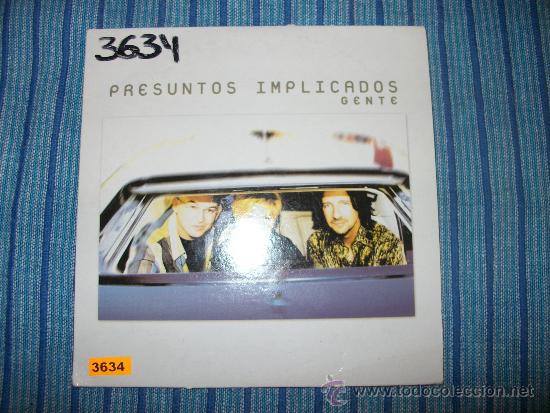 CDs de m&uacute;sica: PROMO CD SINGLE - PRESUNTOS IMPLICADOS - GENTE - Foto 1