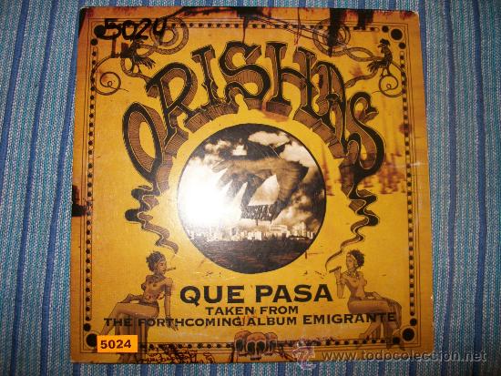 CDs de m&uacute;sica: PROMO CD SINGLE - ORISHAS - QUE PASA - Foto 1