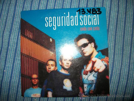 CDs de m&uacute;sica: PROMO CD SINGLE - SEGURIDAD SOCIAL - CODO CON CODO - Foto 1