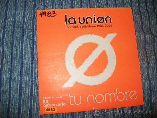 CDs de m&uacute;sica: PROMO CD SINGLE - LA UNION - TU NOMBRE - Foto 1