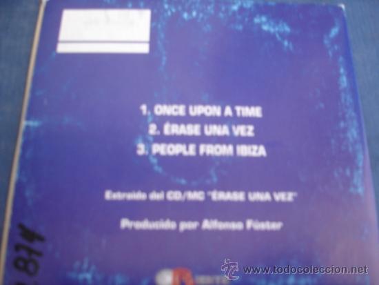 CDs de m&uacute;sica: SANDY MARTON  ERASE UNA VEZ  CD SINGLE 3 TRACKS - Foto 2
