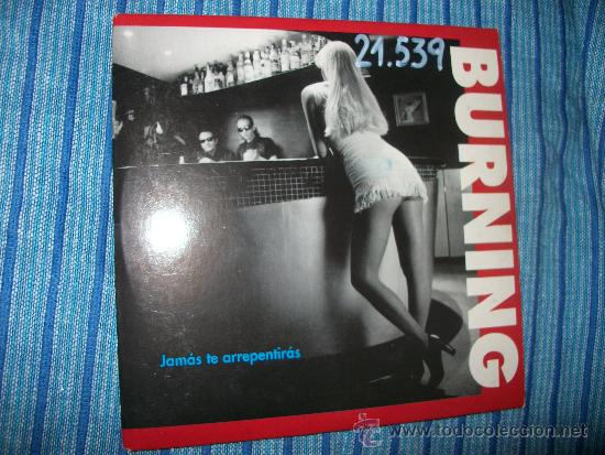 CDs de m&uacute;sica: PROMO CD SINGLE - BURNING - JAMAS TE ARREPENTIRAS - 3 TRACKS - Foto 1