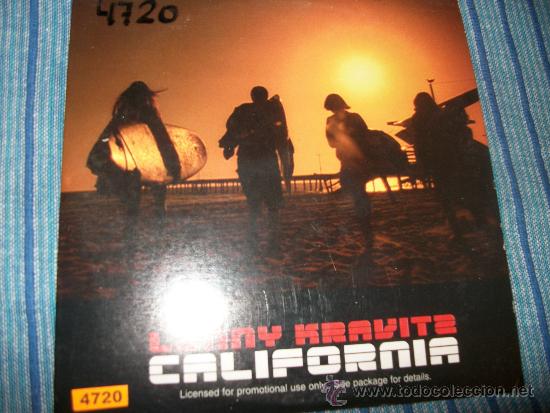 CDs de m&uacute;sica: PROMO CD SINGLE - LENNY KRAVITZ - CALIFORNIA - Foto 1