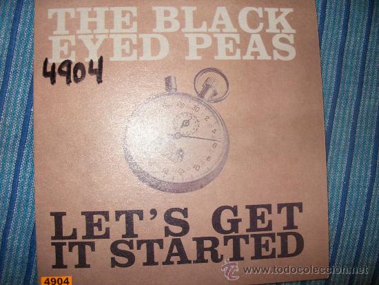 CDs de m&uacute;sica: PROMO CD SINGLE - THE BLACK EYED PEAS - LETS GET IT STARTED - Foto 1