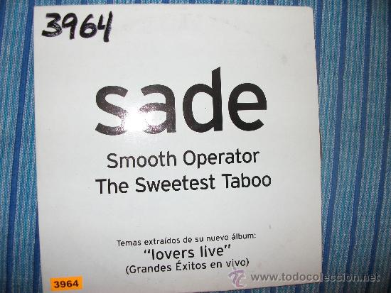 CDs de m&uacute;sica: PROMO CD SINGLE - SADE - SMOOTH OPERATOR  / THE SWEETEST TABOO - Foto 1
