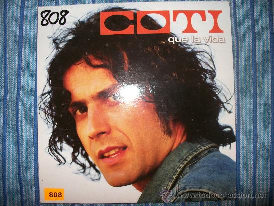 CDs de m&uacute;sica: PROMO CD SINGLE - COTI - QUE LA VIDA - Foto 1
