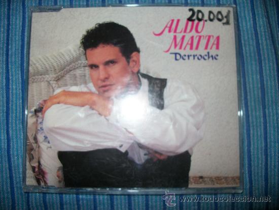 CDs de m&uacute;sica: PROMO CD SINGLE - ALDO MATTA - DERROCHE - - Foto 1