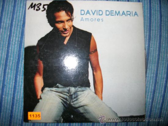 CDs de m&uacute;sica: PROMO CD SINGLE - DAVID DEMARIA - AMORES - Foto 1