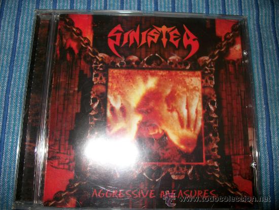 CDs de m&uacute;sica: CD - SINISTER - AGGRESSIVE MEASURES - DEATH METAL - Foto 1