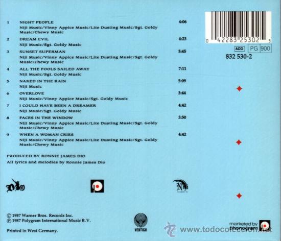 CDs de m&uacute;sica: DIO - DREAM EVIL - compact disc.mirar portes antes de comprar - Foto 2