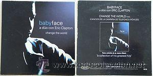 CDs de m&uacute;sica: ERIC CLAPTON A DUO CON BABYFACE CHANGE THE WORLD CD SINGLE - Foto 1