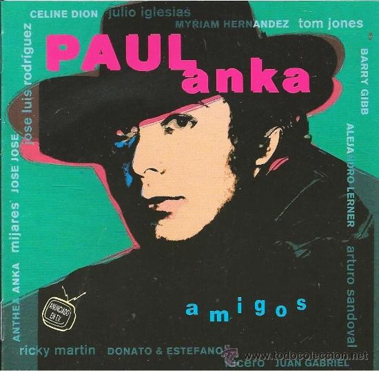 CDs de m&uacute;sica: PAUL ANKA. AMIGOS. DUETOS. CD - Foto 1
