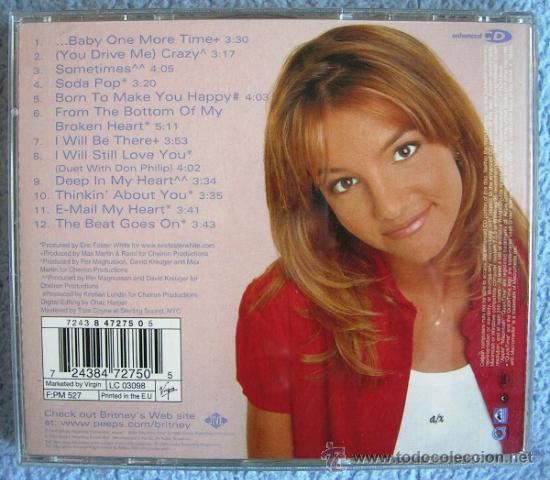 CDs de m&uacute;sica: BRITNEY SPEARS - ...BABY ONE MORE TIME - . CD. - Foto 3