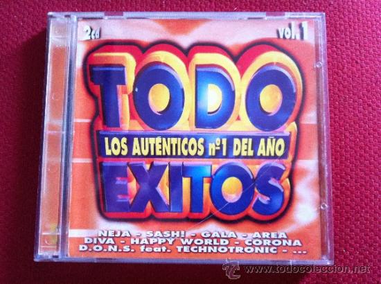 CDs de m&uacute;sica: CD DOBLE- TODO EXITOS-LOS AUTENTICOS N&ordm; 1 DEL A&Ntilde;O - Foto 1