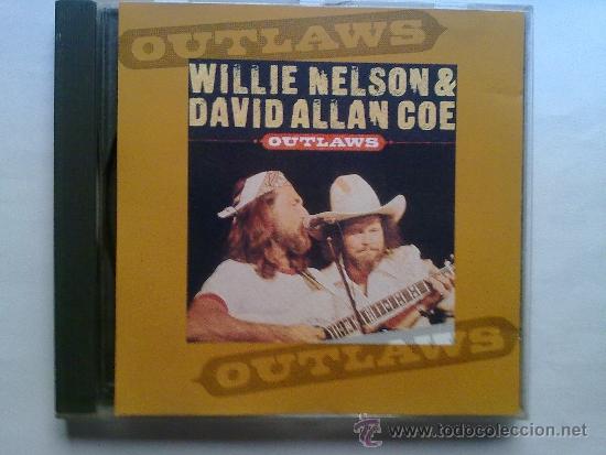 CDs de m&uacute;sica: WILLIE NELSON & DAVID ALLAN COE-OUTLAWS - Foto 1