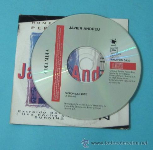 CDs de m&uacute;sica: JAVIER ANDREU. DIERON LAS DIEZ. HOMENAJE A PEPE RISI - Foto 2