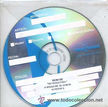 CDs de m&uacute;sica: MERCHE / NO TENGO VIDA (AVANCE CD) - Foto 1