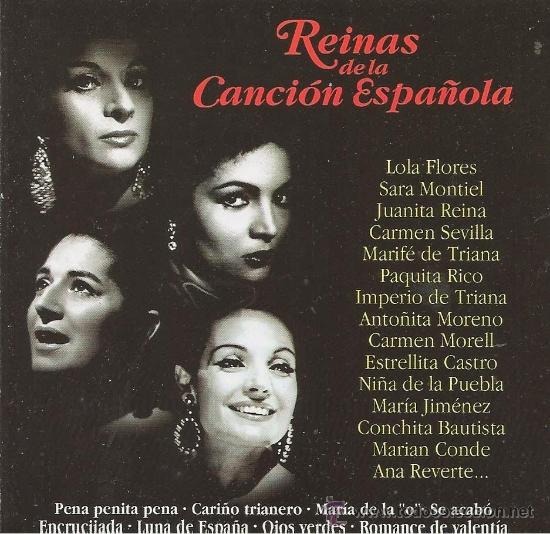 Music CDs: REINAS DE LA CANCION ESPA&Ntilde;OLA. 2 CD&acute;s