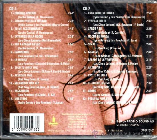 CDs de Música: ESTUCHE 2 CD BOLEROS Y CANCIONES DE SIEMPRE-24 TITULOS - Foto 2 - 38473501