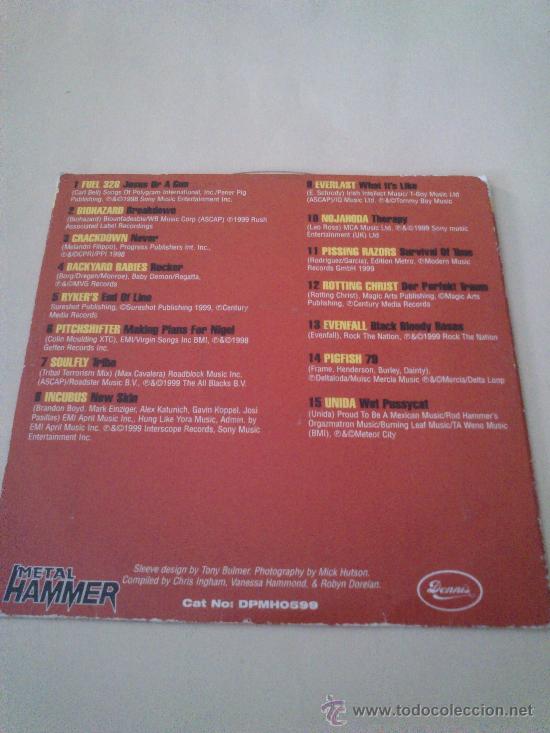 CDs de m&uacute;sica: CD Hammered Volumen 5, Edici&oacute;n De Cart&oacute;n. - Foto 2