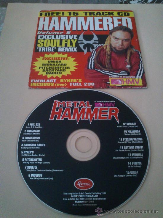 CDs de m&uacute;sica: CD Hammered Volumen 5, Edici&oacute;n De Cart&oacute;n. - Foto 3