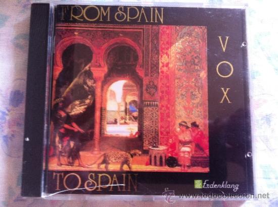 CDs de m&uacute;sica: CD VOX-FROM SPAIN TO SPAIN - Foto 1