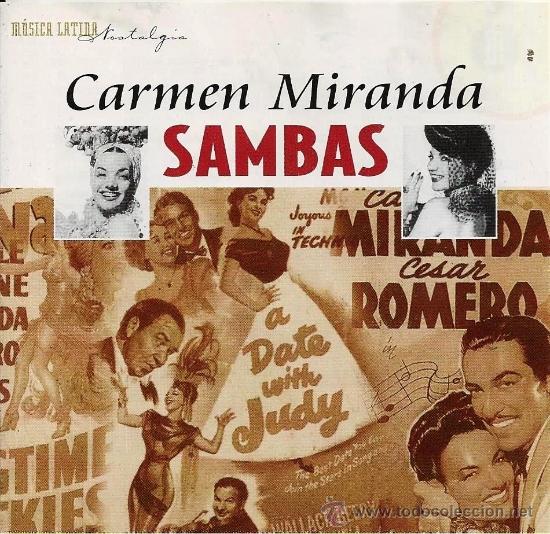 CDs de m&uacute;sica: CARMEN MIRANDA. SAMBAS. CD - Foto 1