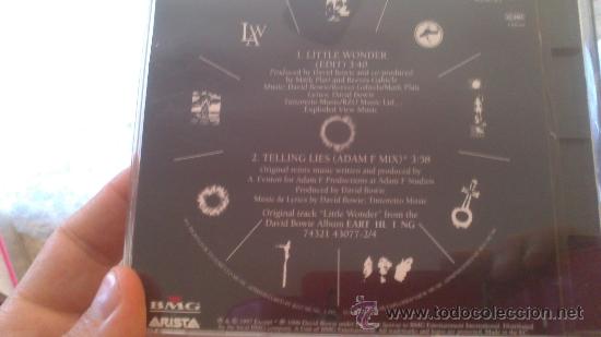 CDs de m&uacute;sica: DAVID BOWIE LITTLE WONDER MAXI SINGLE - Foto 2