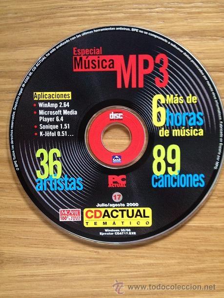 CDs de M&uacute;sica: CD ROM con maquetas musicales in&eacute;ditas - 89 canciones - 36 artistas