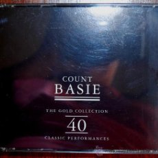 CDs de Música: COUNT BASIE.- THE GOLD COLLECTION (40 CLASSIC PERFORMANCES) (2 CDS) (RETRO). Lote 38735375