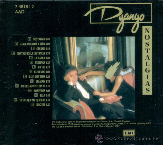 CDs de m&uacute;sica: DYANGO - NOSTALGIAS - compact disc.mirar portes antes de comprar - Foto 2