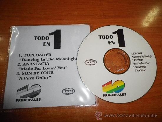 CDs de Musique: TOPLOADER / ANASTACIA / SON BY FOR TODO EN 1 CD SINGLE PROMO 40 PRINCIPALES 3 TEMAS DE 3 ARTISTAS