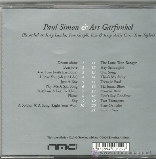 CDs de m&uacute;sica: simon & garfunkel - two can dream alone Los comienzos del duo - Foto 2