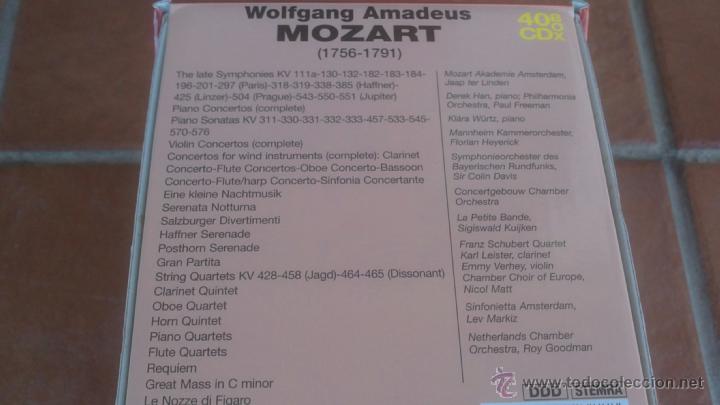 CDs de m&uacute;sica: MOZART THE MASTERWORKS BOX 40 CD - Foto 4