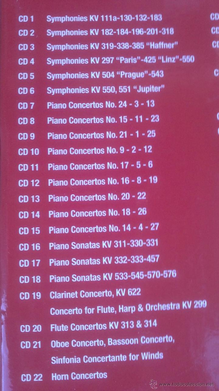 CDs de m&uacute;sica: MOZART THE MASTERWORKS BOX 40 CD - Foto 5