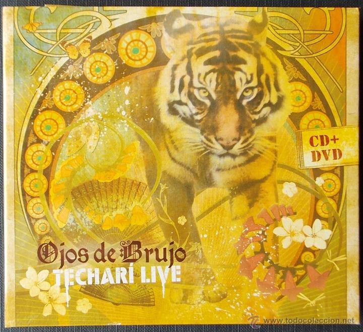 CDs de m&uacute;sica: OJOS DE BRUJO - TECHARI LIVE - CD + DVD - Foto 1
