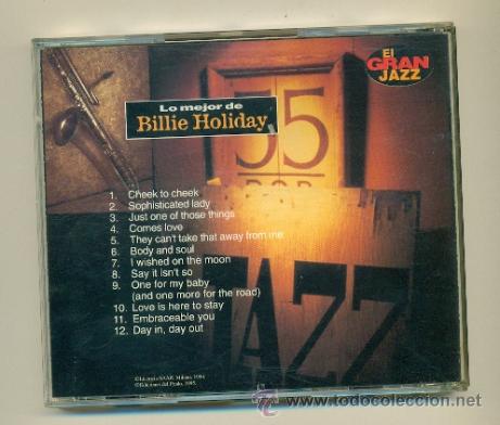 CDs de m&uacute;sica: BILLIE HOLIDAY - 12 TEMAS - Foto 2