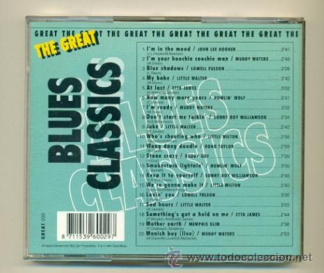 CDs de m&uacute;sica: BLUES CLASSICS - 20 TEMAS - Foto 2