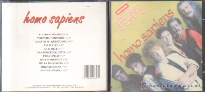 CDs de m&uacute;sica: HOMO SAPIENS. CD-GRUPEXT-196 - Foto 1
