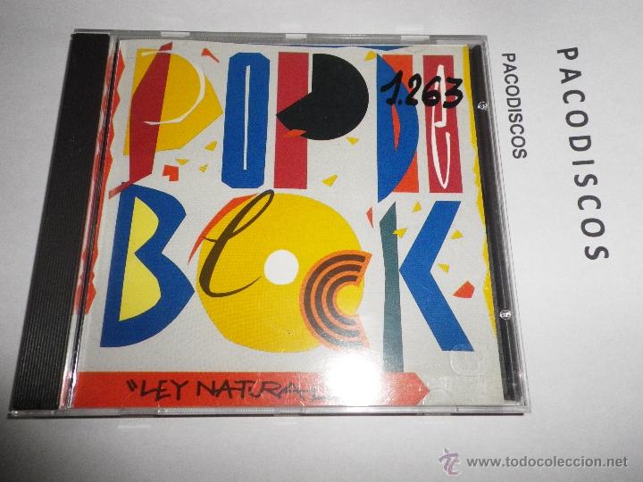 CD de Música: POP DE BLOCK Ley Natural CD ALBUM DEL AÑO 1991 ENRIQUE SEQUERO CONTIENE 10 TEMAS