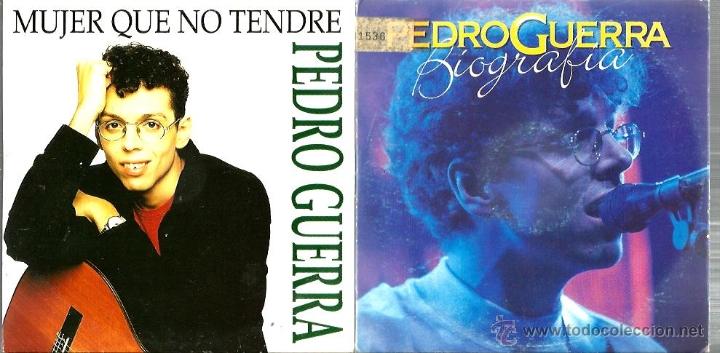 CDs de m&uacute;sica: 2 CD&acute;S SINGLE DE PEDRO GUERRA - Foto 1