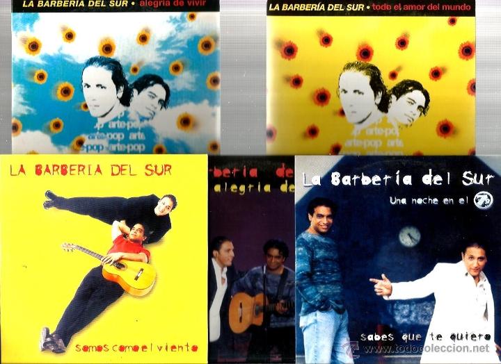 CDs de m&uacute;sica: 5 CD&acute;S SINGLE DE LA BARBERIA DEL SUR - Foto 1