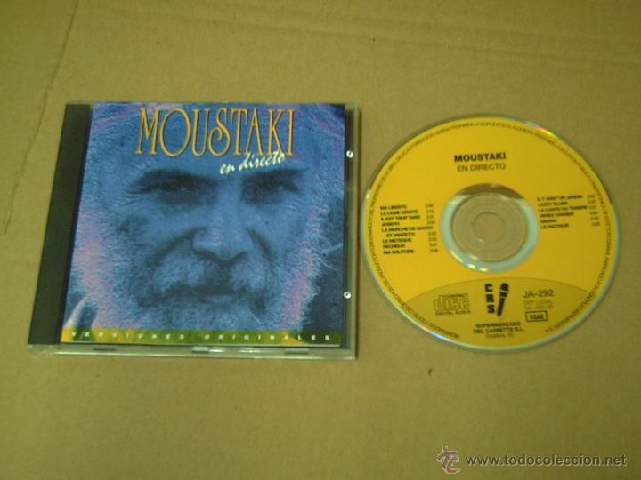 CDs de m&uacute;sica: CD MOUSTAKI, EN DIRECTO - Foto 1