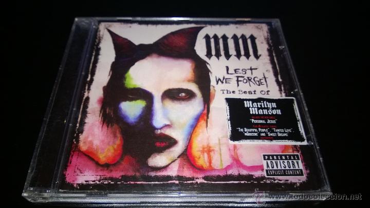CDs de m&uacute;sica: MARILYN MANSON - LEST WE FORGET - Foto 1