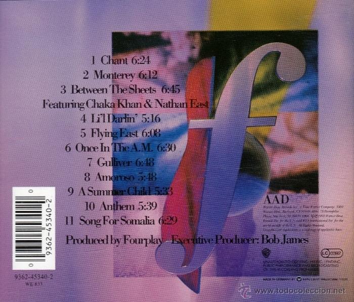 CDs de m&uacute;sica: FOURPLAY - BETWEEN THE SHEETS - compact disc.mirar portes antes de comprar - Foto 2