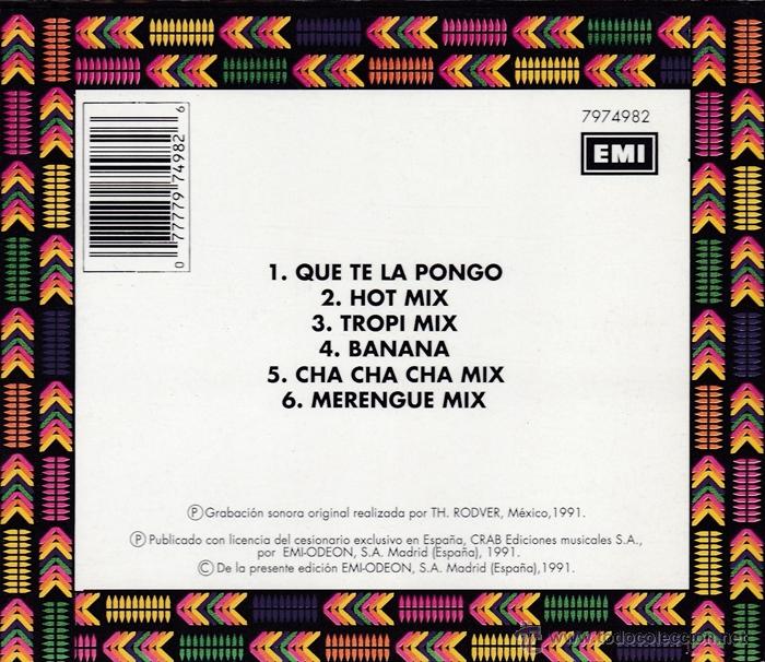 CDs de m&uacute;sica: GARIBALDI - QUE TE LA PONGO - compact disc.mirar portes antes de comprar - Foto 2