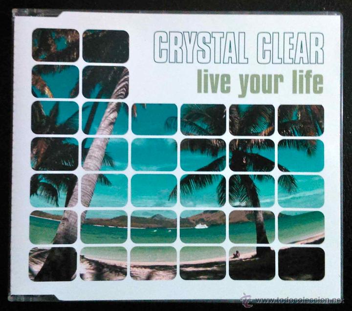 CDs de m&uacute;sica: CRYSTAL CLEAR, LIVE YOUR LIFE - SINGLE CD 7 TEMAS - Foto 1