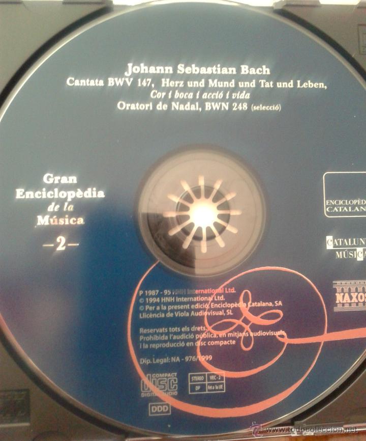 CDs de M&uacute;sica: CD GRAN ENCICLOPEDIA DE LA MUSICA CLASICA-2- BACH-EDITADO POR ENCICLOPEDIA CATALANA DE CATALUNYA