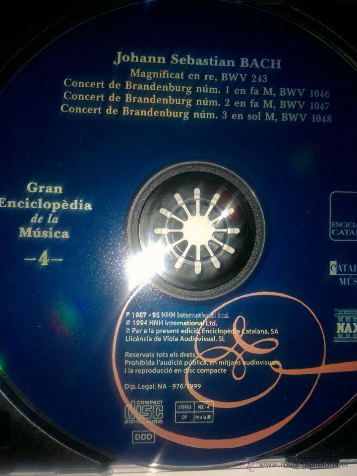 CDs de M&uacute;sica: CD GRAN ENCICLOPEDIA DE LA MUSICA CLASICA-4 BACH EDITADO POR ENCICLOPEDIA CATALANA DE CATALUNYA