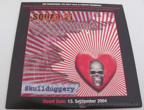 CDs de m&uacute;sica: SQUAD 21 - SKULLDUGGERY - CD PROMO - Foto 1